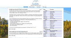 Desktop Screenshot of foothillsinterclub.info