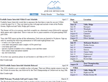 Tablet Screenshot of foothillsinterclub.info